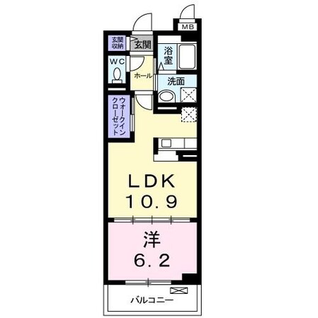 プロムナードIVの物件間取画像